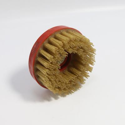 China Granite Foshan Circle Shape Antique Outdoor Diamond Abrasive Brush M14 Wire 4.5/110mm 4 Inch For Granite Marble Quartz for sale