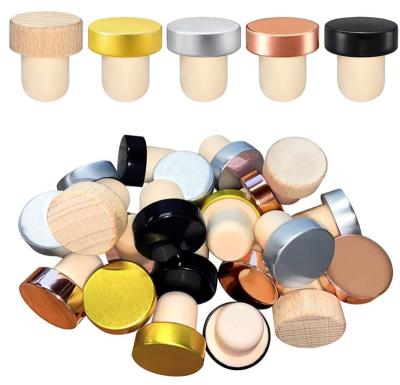 China Healthy Lead-free Glass Sale Sale T-stopper Tasting Cork for Sealed Cork Glass Bottles for sale