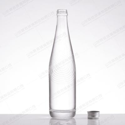 China Customize Borosilicate Glass Water Bottle with Time Stamp and Stainless Steel Lid 32 oz for sale