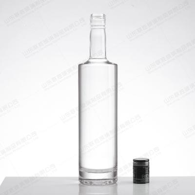 China Rubber Stopper Sealing Type 375ml Glass Bottle for Custom Logo Liquor Vodka and Tequila for sale