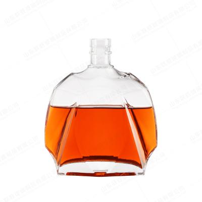 China 700 ml Material do colarinho Vidro Tequila Rum Whisky Liquor Spirits Garrafa de vidro à venda