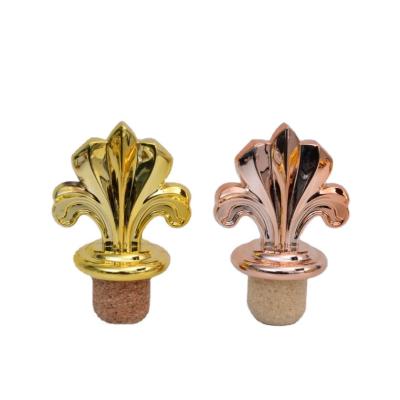 China Non Spill Customized Wooden Cap Synthetical Wine Cork Stopper for T Shaped Bottles for sale