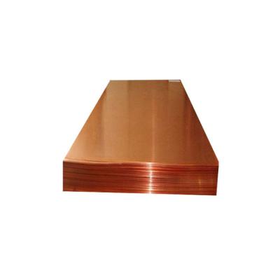 China Industrial Processing Customization Oxygen Free Copper Plate Environmental Friendly High Purity Copper Plate for sale