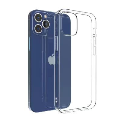 China Shockproof for iphone 11 12 13 pro 12mini max price concessions high quality thickened 1.5mm high transparent soft cell phone case for sale