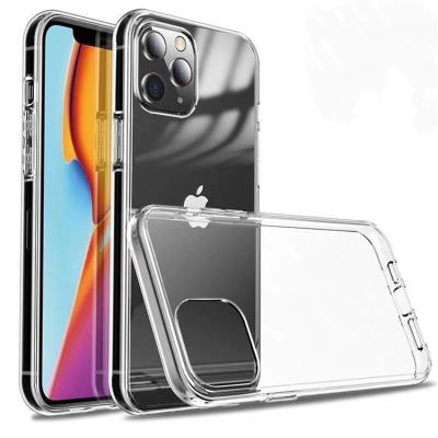 China Shockproof For iphone 12 13mini 6plus 11Pro SE2 Quality Transparent Phones And Colorless 1.0mm Superior Practical Soft Shell Case TPU for sale