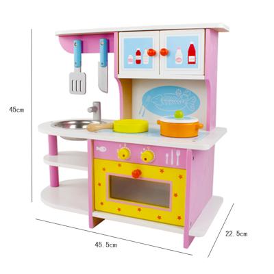 China Wood Customize Play Wooden Cook Toy Kids Kitchen Toys With Sounds Lightweight Toy Kitchen Set For Kids for sale