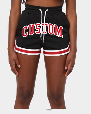 China Wholesale Logo Mesh Sweat Polyest Sublimation Sexy Booty Women's Basketball Shorts Custom Antibacterial Team Set Plus Size Training Retro for sale