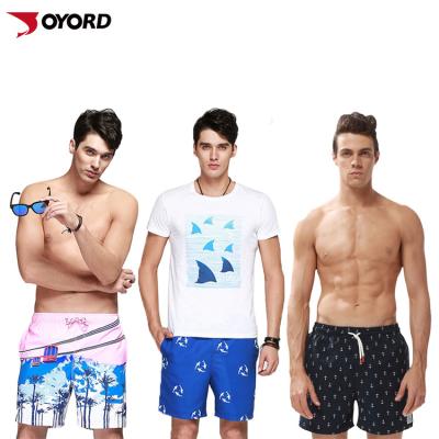 China Fashion Anti-UV Plus Size Beach Mens Board Shorts Swim Trunks Breathable Quick Dry Pockets for sale