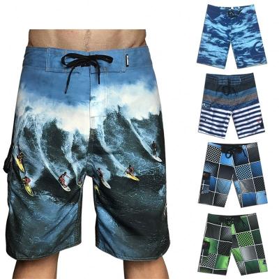 China Quick Drying 100% Polyester Beach Surf Surfing Shorts Anti-UV for sale