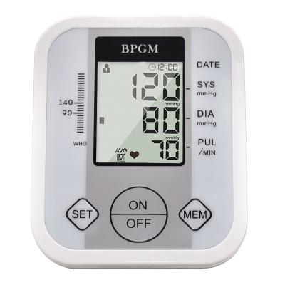 China Hot 2021 Plastic Digital Arm Wrist Blood Pressure Monitor with LCD Memory for Homecare for sale