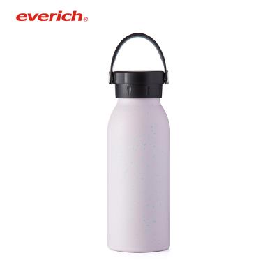 China Hot viable selling 18/8 stainless steel medium mouth water bottle double wall wine bottle with handle and lid for sale