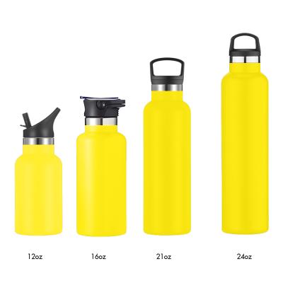 China PORTABLE Stainless Steel Insulated Water Bottle Narrow Mouth With Different Lid for sale