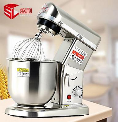 China Tilt Head Design 5 Liter Stainless Steel Cake Mixer Stand Planetary Milk Mixer for sale