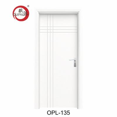 China New Superior Quality Wood Cleanroom PVC Model Wooden Exterior Swing Door From China for sale