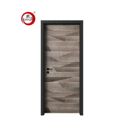 China PVC Door Flush Door Modern Style OPMA-3001Z Fashionable Wooden Door for sale