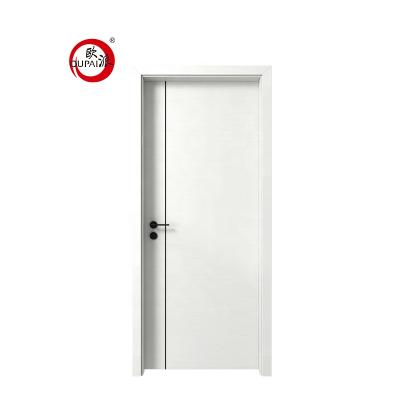 China OPMA-3002Z Industrial Cheap Wooden Aluminum Strip Door Factory Direct Selling Decorative Front Entrance for sale