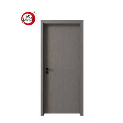 China Industrial Style PVC Door OPMA-3004Z Flush Door MDF Single Door for sale