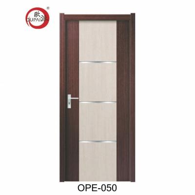 China New Product Simple Design MDF Interior House Swing Wood Panel Door Design for sale