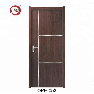 China Durable Flat New Design Wooden Door Swing From China OEM And ODM Bathroom Supplier for sale