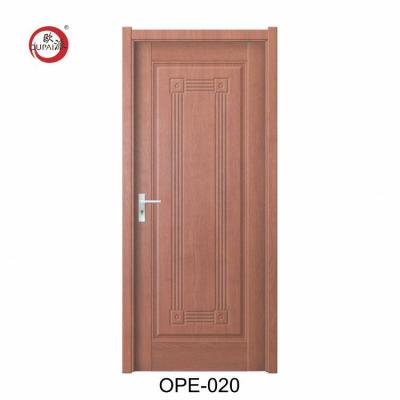 China High End Quality Latest Style Apartment Swing Wood Customized Size Exterior Door for sale