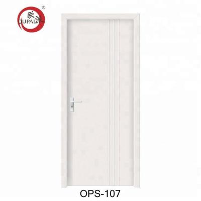 China 2018 Morden Swing Style White Color Italian Solid Wood Interior Six Panel Doors for sale