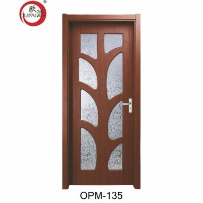 China Favorable Swing Price Tree Style Translucent Glasses Insert Home Window Door Firm Wood Patterns for sale