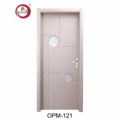 China Vogue New Product Soft Outdoor Light Color Printed Kids Room Swing Solid Wood Panel Door Interior for sale