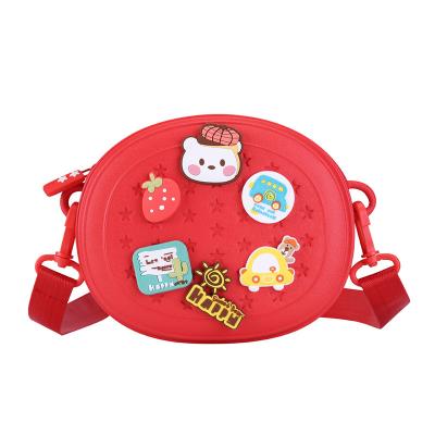 China 2021hot selling cute cartoon fashion silicone rubber child cell phone bags cute mini air backpack messenger kids bags handbags for sale