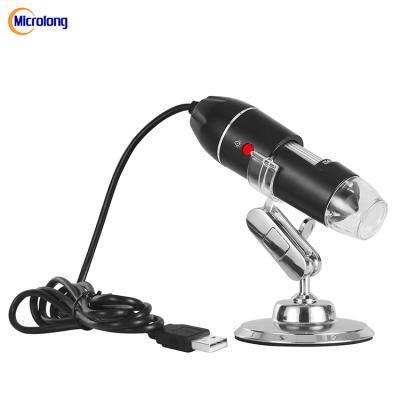 China 500X LED Zoom USB Digital High Resolution Portable Adjustable Continuous Microscope X4-500x en venta