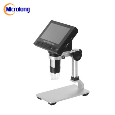 China Factory high quality digital microscope with LCD screen digital microscope for mobile repair 1/4' for sale