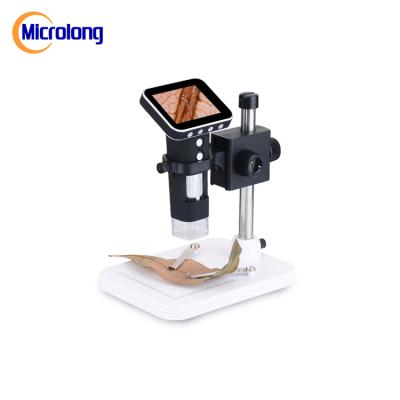 China Electronic Microscope 2.1 Inch Video Portable Digital Microscope With LCD Screen 2/4' for sale