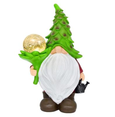 China Europe Garden Gnomes Solar Powered Gnome Statues for sale