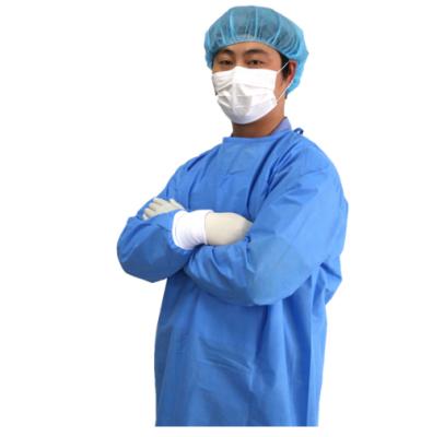 China Nonwoven Fabric Medical Surgical Powered Patch Gown Coverall Disposable Nonwoven Clothes for sale