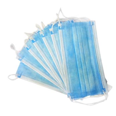 China Frenulum Type Non Woven Fabric Hospital Disposable Medical Mask for sale