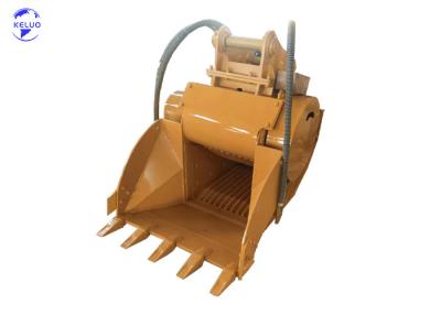 China 0.74m3 Excavadora Acoplamento Hyd Crushing Bucket Concrete Crusher Bucket à venda