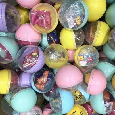 China 92 Mm Children's Interesting Toy Plastic Capsules Surprise Egg Toys For Vending Machine Capsules for sale