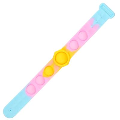 China New Portable Tire Tread Silicone Curled Wristband Silicone Cool Bracelet Simple Toys Always-On Stress Soft Relieve for sale