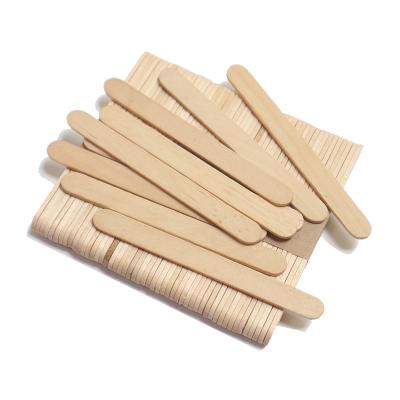 China Factory Direct Wood Viable With Logo Cups With Stir Disposable Wooden Ice Cream Sticks DIY Handmade Disposable Bamboo Coffee Sticks for sale