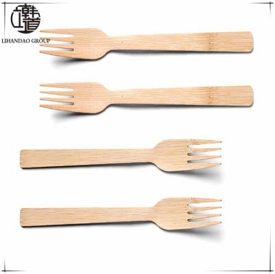 China Wholesale Eco Friendly Disposable Heat Resistant Natural Bamboo Cutlery Sets Knife Fork Spoon for sale