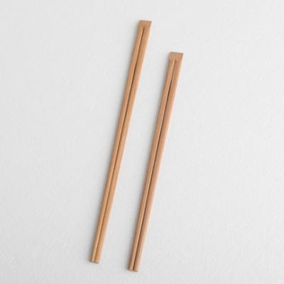 China Custom 21cm Disposable Eco-Friendly Chinese Twins Bamboo Chopsticks With Sleeve for sale