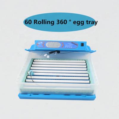 China High Quality Automatic 60 Egg Roller Incubator/Incubator Hatcher Small Chicken Eggs Incubator/Chicken Eggs For Sale for sale