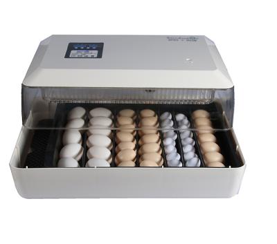 China Automatic CE Bearing 60 Egg White Power Family Use Double Color Chicken Mini Full Automatic Incubator for sale