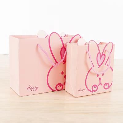 China Cartoon Pattern Animal Children's Day Hand Gift Paper Bag Recyclable for sale