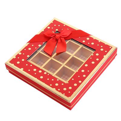 China PSB Recycled Materials Wholesale 25 Cell Chocolate Box Valentine's Day Gift Chocolate Packaging Box for sale