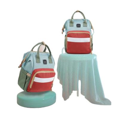 China Can be portable backpack leisure diaper backpack bag diaper protection change customized for baby for sale