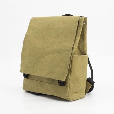 China Craft Paper Bag Simple Design Waterproof Washable Leisure Travel Stylish Backpack for sale