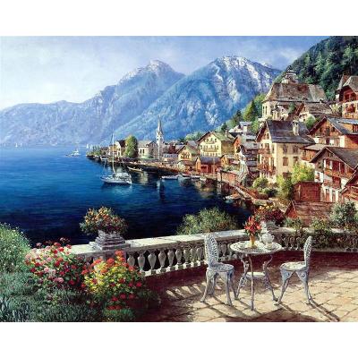 China New Hot Port High Quality Colorful Classic/Postmodern Wall Painting DIY Painting Kit Oil Paint By Number Sets Diy Paint By Numbers For Adult for sale