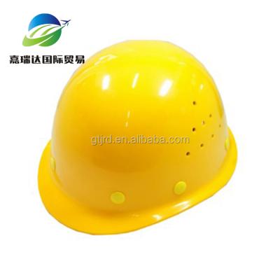 China Adjustable ABS/HDPE/FRP Construction Safety Protective Hat Hard Hats Helmet For Construction for sale