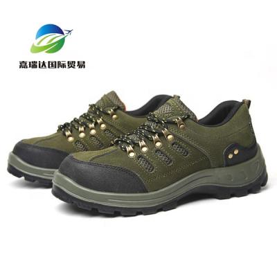 China Steel Toe High Quality Sports Safety Shoes Cap Shoes Anti-Puncture Outdoor Casual Working Steel Work Shoes for sale