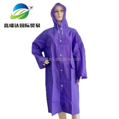 China Windproof Raincoat EVA Waterproof Raincoat Rain Poncho Out Door Raincoat for sale